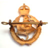 Queen's Own Worcestershire Hussars Officers Cap Badge