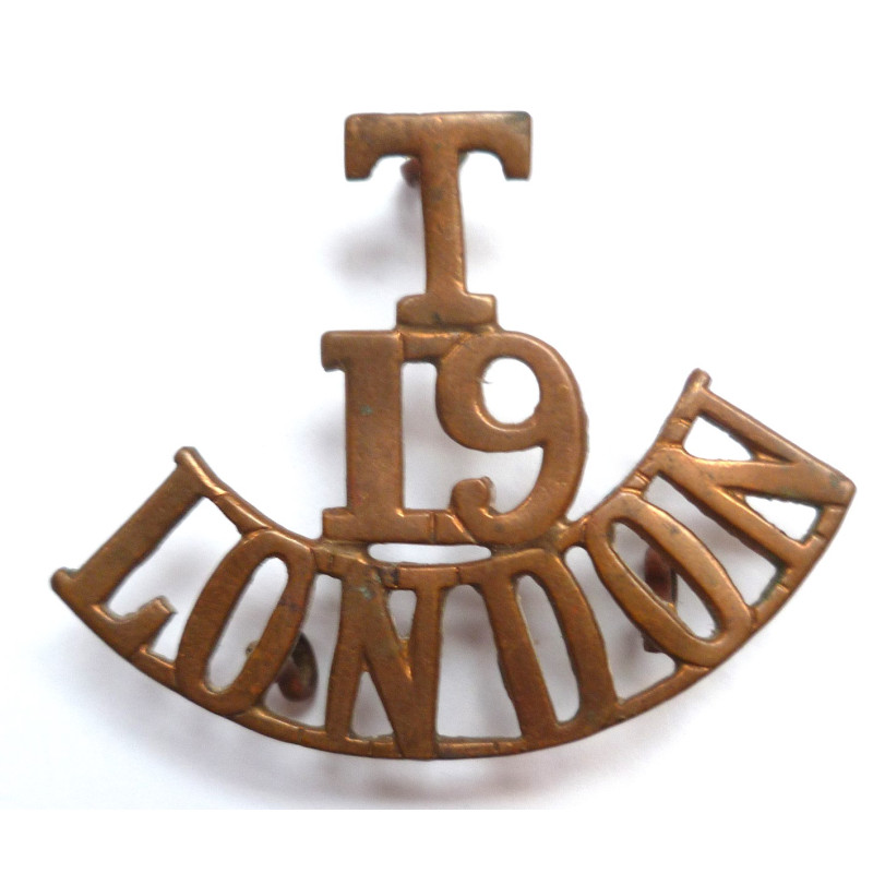 19th County of London Bn. (St. Pancras) Shoulder Title British Army