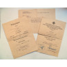 Citations to Corporal Kurt Bliedung Storm Battalion, Iron Cross, Wound Badge