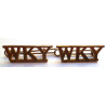 Pair West Kent Yeomanry Shoulder Title British Army WKY