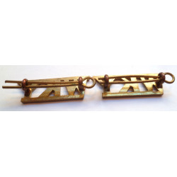 Pair West Kent Yeomanry Shoulder Title British Army WKY