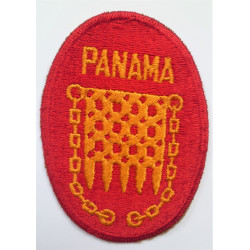 WW2 US Army Panama Hellgate Cloth Insignia Badge