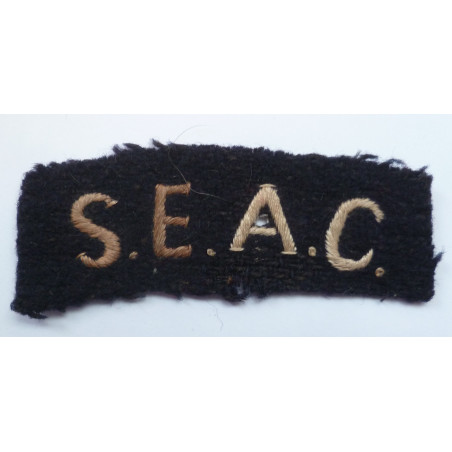 South East Asia Command Cloth Shoulder Title South East Asia Command Cloth Shoulder Title