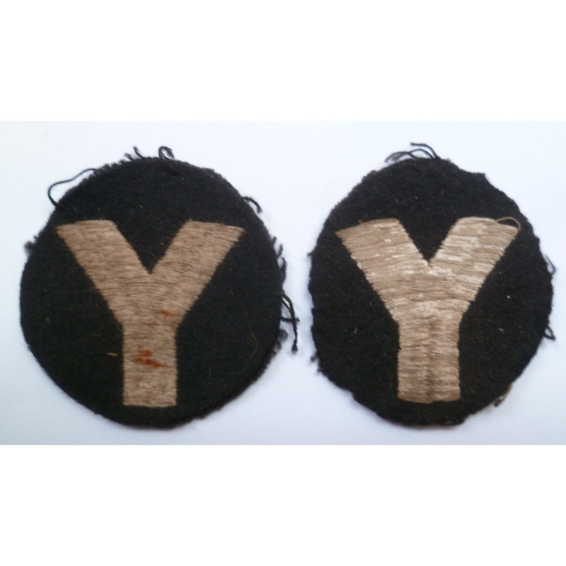 Pair British Army 5th Division Formation Sign