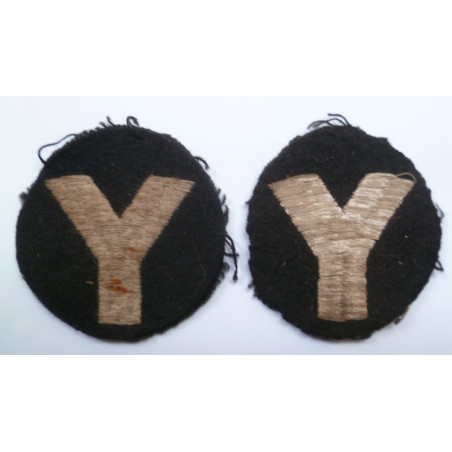 Pair British Army 5th Division Formation Sign