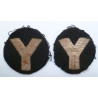 Pair British Army 5th Division Formation Sign