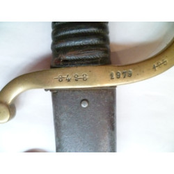 French Artillery Sword Model 1829 French "Saber De Canonnier"