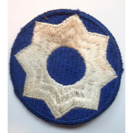 US Army 8th Service Command Cloth Patch Insignia