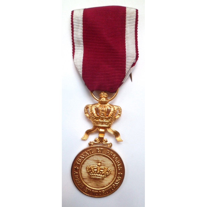 Belgium - Order of The Crown - Work & Progress Medal