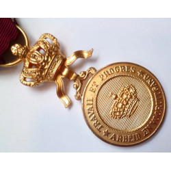 Belgium - Order of The Crown - Work & Progress Medal