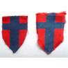 Pair 21st Army Group GHQ Printed Formation Signs British Army