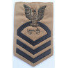 WW2 United States Navy Seebees Constrcution Bullion Sleeve Badge Insignia