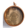 Royal Army Medical Button turned into a Locket For Photograph