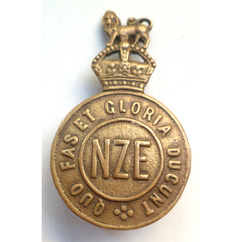 New Zealand Engineers Cap Badge - King's Crown