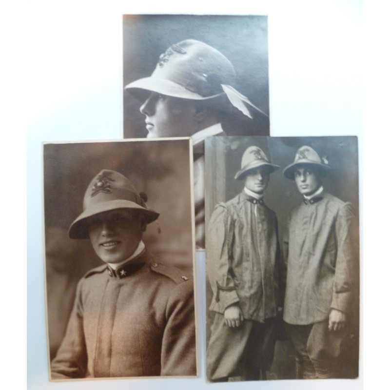 Photographs of Two Brothers in Italian Alpini Mountain Troop 1923
