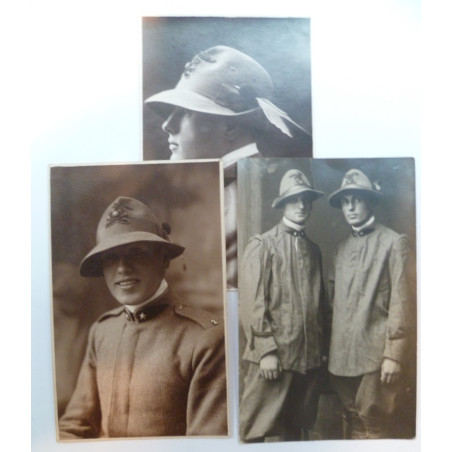 Photographs of Two Brothers in Italian Alpini Mountain Troop 1923
