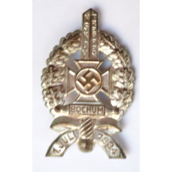 German 1934 Bochum NSKOV Regional Rally Badge