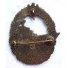 German WWII Destroyer Badge by Maker JFS