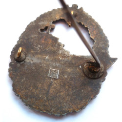 German WWII Destroyer Badge by Maker JFS