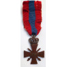 Greece - 1940 War Cross 3rd Class Medal 2nd Type