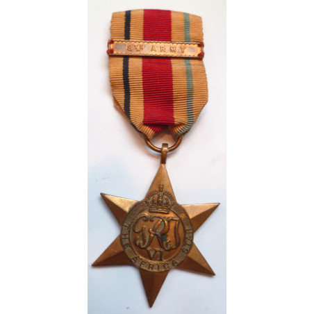 WW2 Africa Star with 8th Army Clasp