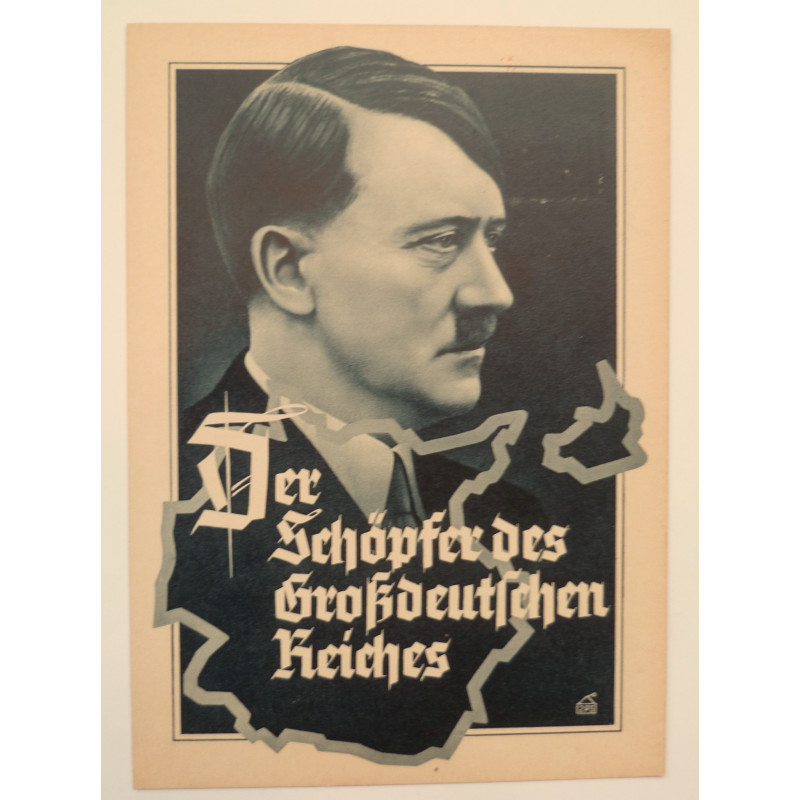 Postcard of Adolf Hitler Der Schöpfer des Grossdeutschen Reiches