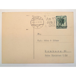 WW2 German Postcard Ein Volk, Ein Reich, Ein Fuhrer!
