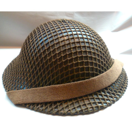 1937 British Brodie/Tommy Steel Helmet and Netting