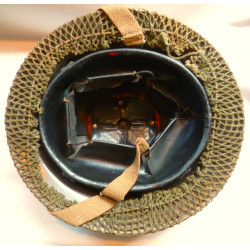 1937 British Brodie/Tommy Steel Helmet With Netting
