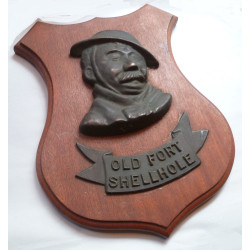 Old Bill Plaque Old Fort Shell hole Plaque Moth Club