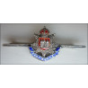 The East Surrey Regiment Sweetheart brooch, Sterling Silver and Enamel