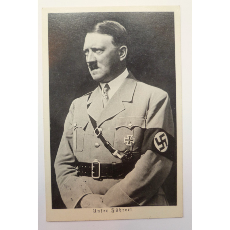 WW2 German Postcard Adolf Hitler - Unser Fuhrer!