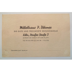 WW2 German Postcard - The Fuhrer says Yes
