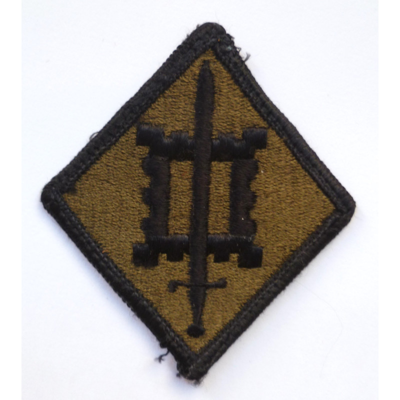 US Army 18th Engineer Brigade Cloth Patch Badge Subdued