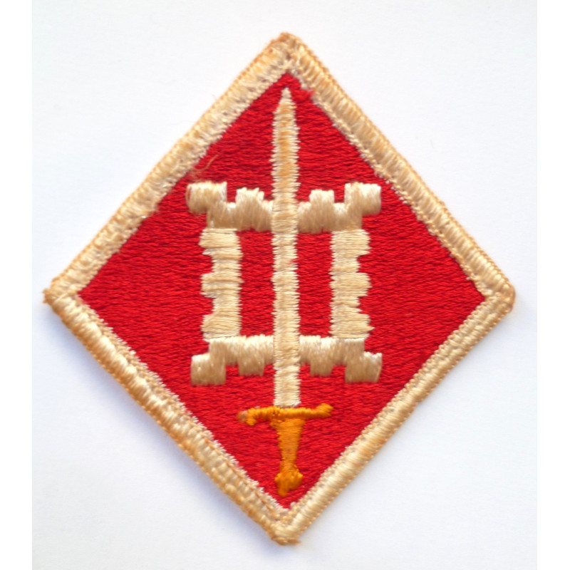 US Army 18th Engineer Brigade Cloth Patch Badge Colour