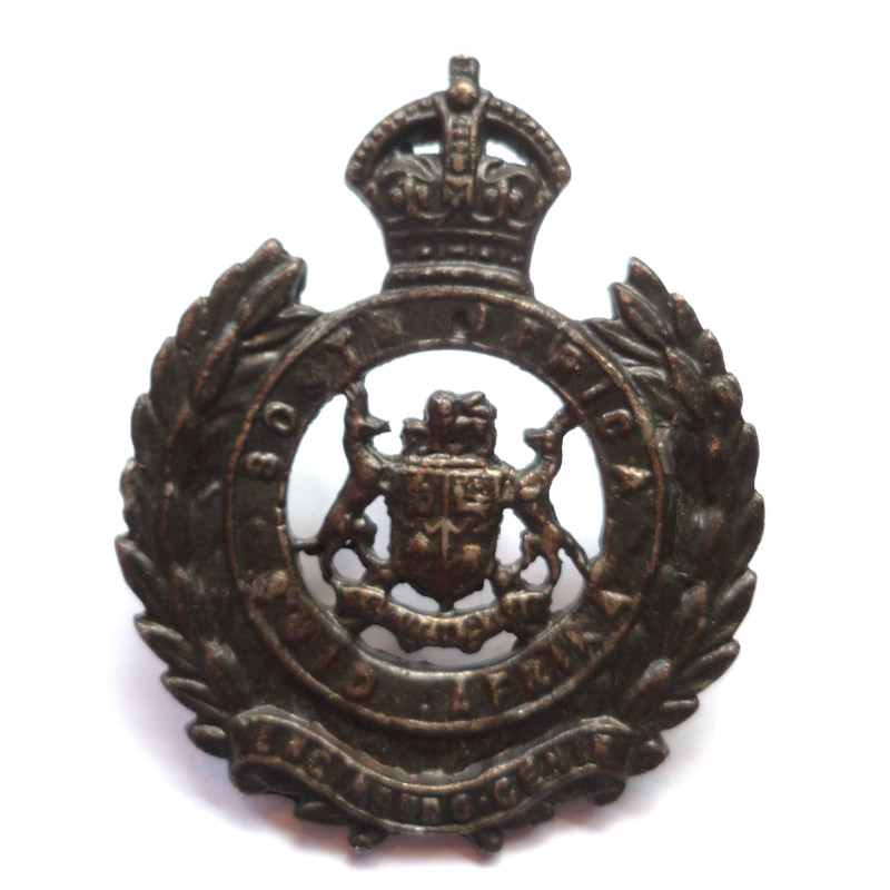 South African Engineers Cap Badge - King's Crown