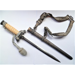 WW2 German Army Dress Dagger With Hanger and Knot