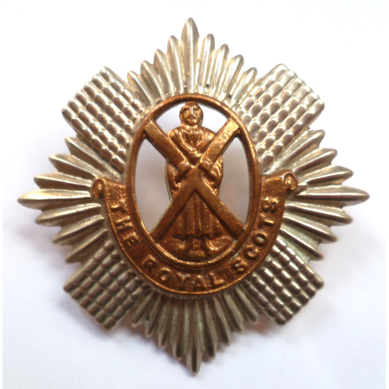 The Royal Scots Glengarry/Cap Badge  - British Army
