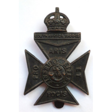Finsbury Rifles Cap Badge - British Army Finsbury Rifles Cap Badge - British Army