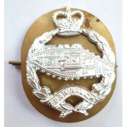 Royal Tank Regiment Anodised Staybrite Cap Badge - British Army