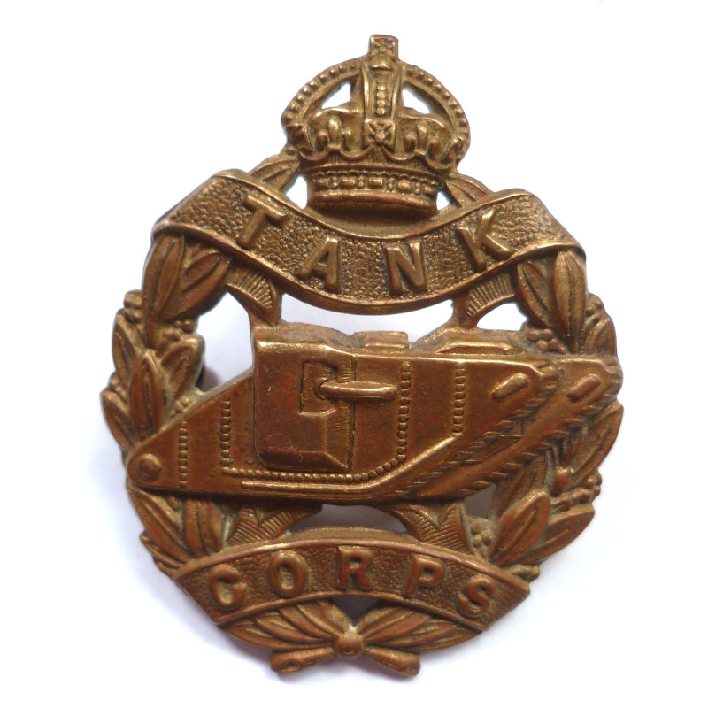 WW1 Tank Corps Cap Badge - British Army
