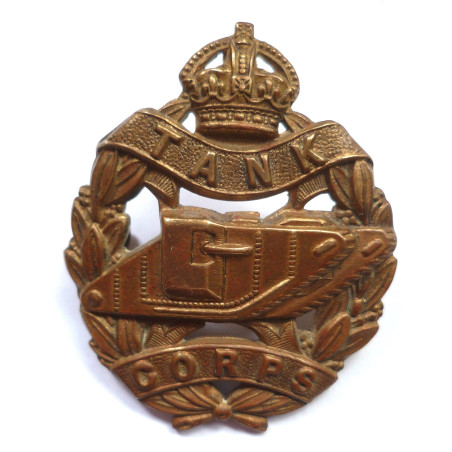 WW1 Tank Corps Cap Badge - British Army