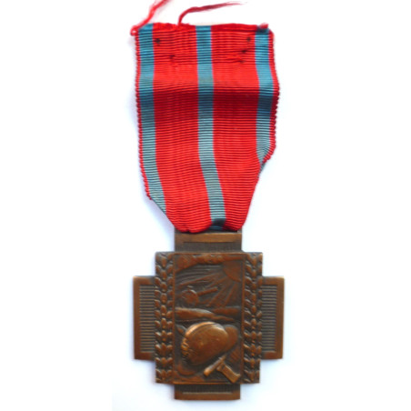 WW1 Belgium - Fire Cross Medal Croix du Feu Great War WW1 Belgium - Fire Cross Medal Croix du Feu Great War