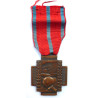 WW1 Belgium - Fire Cross Medal Croix du Feu Great War
