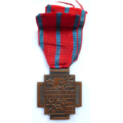 WW1 Belgium - Fire Cross Medal Croix du Feu Great War