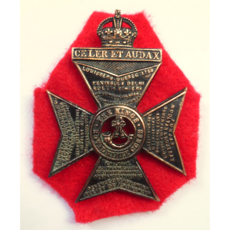 The Kings Royal Rifle Corps Cap Badge - British Army