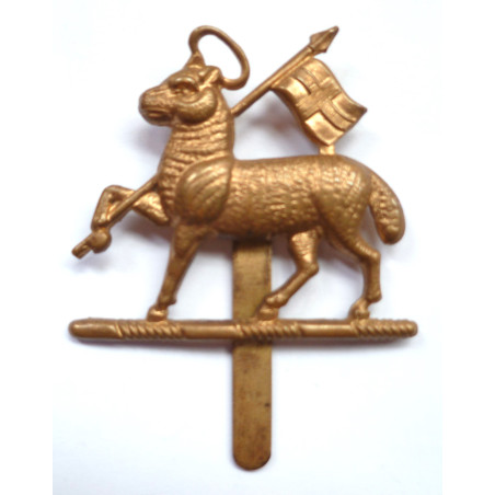 WW2 Queens Royal West Surrey Regiment Cap Badge Cap Badge - British Army