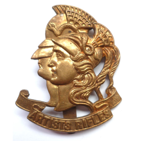 28th County of London Regiment. Artist Rifles OR's WW1 Cap Badge - British Army