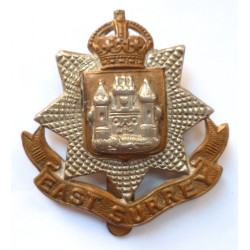 WW1 East Surrey Regiment Cap Badge - British Army