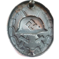 WW2 German Black Grade Wound Badge Marked 93